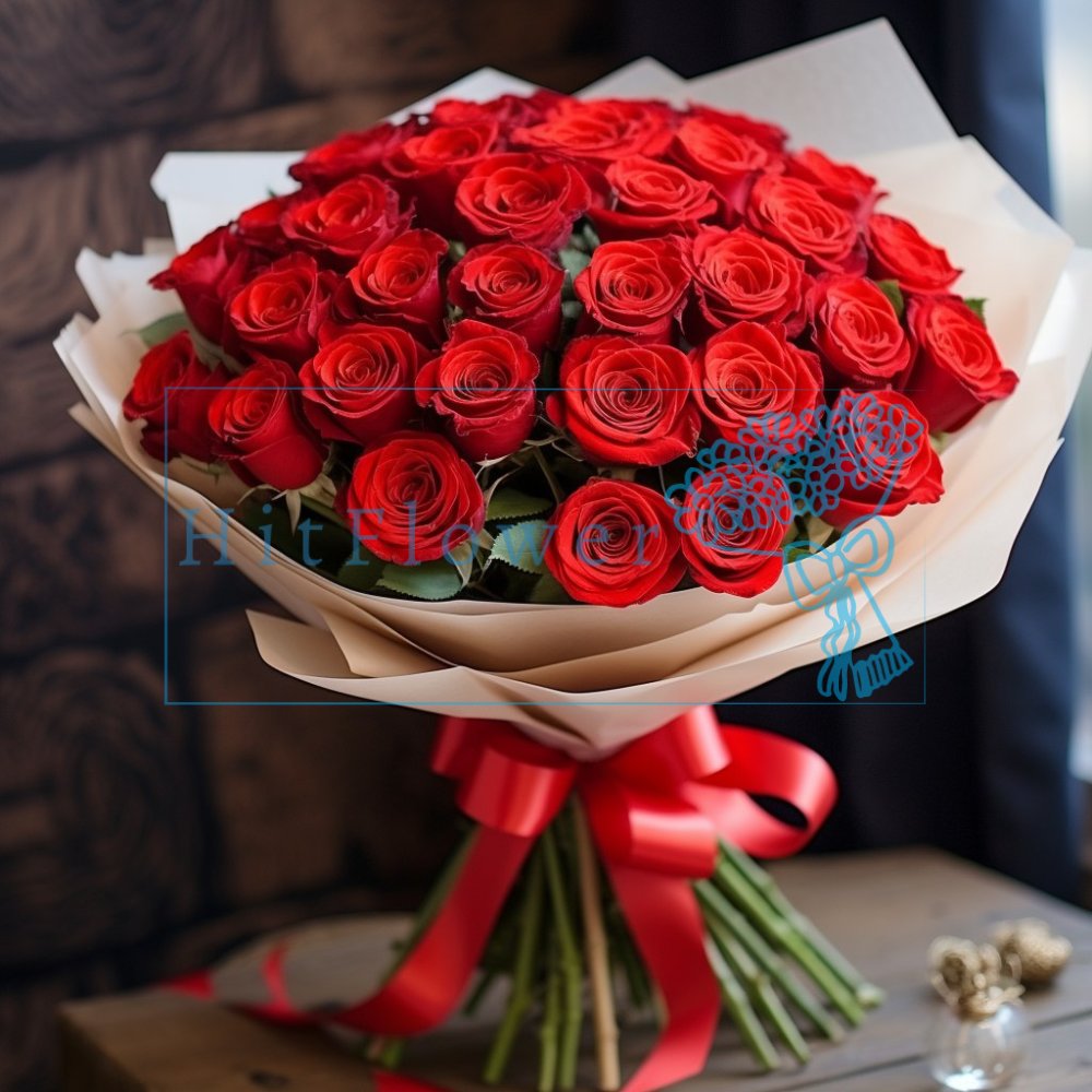 Букет роз 31 красная роза